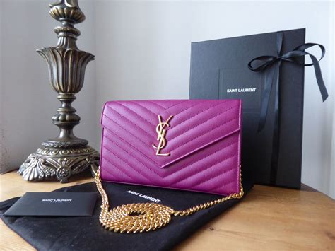 ysl envelope wallet chain|YSL wallet on chain sale.